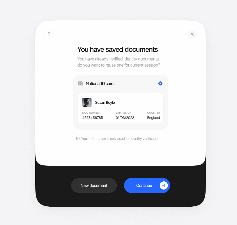 Reusable KYC